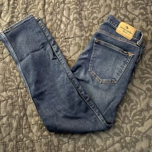 Like new Abercrombie Kids Dark Blue Slim Straight Jeans